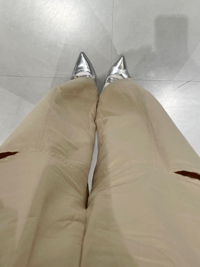 maiさんの「ESPERANZA｜バックストラップミドルヒールパンプス」を使ったコーディネート