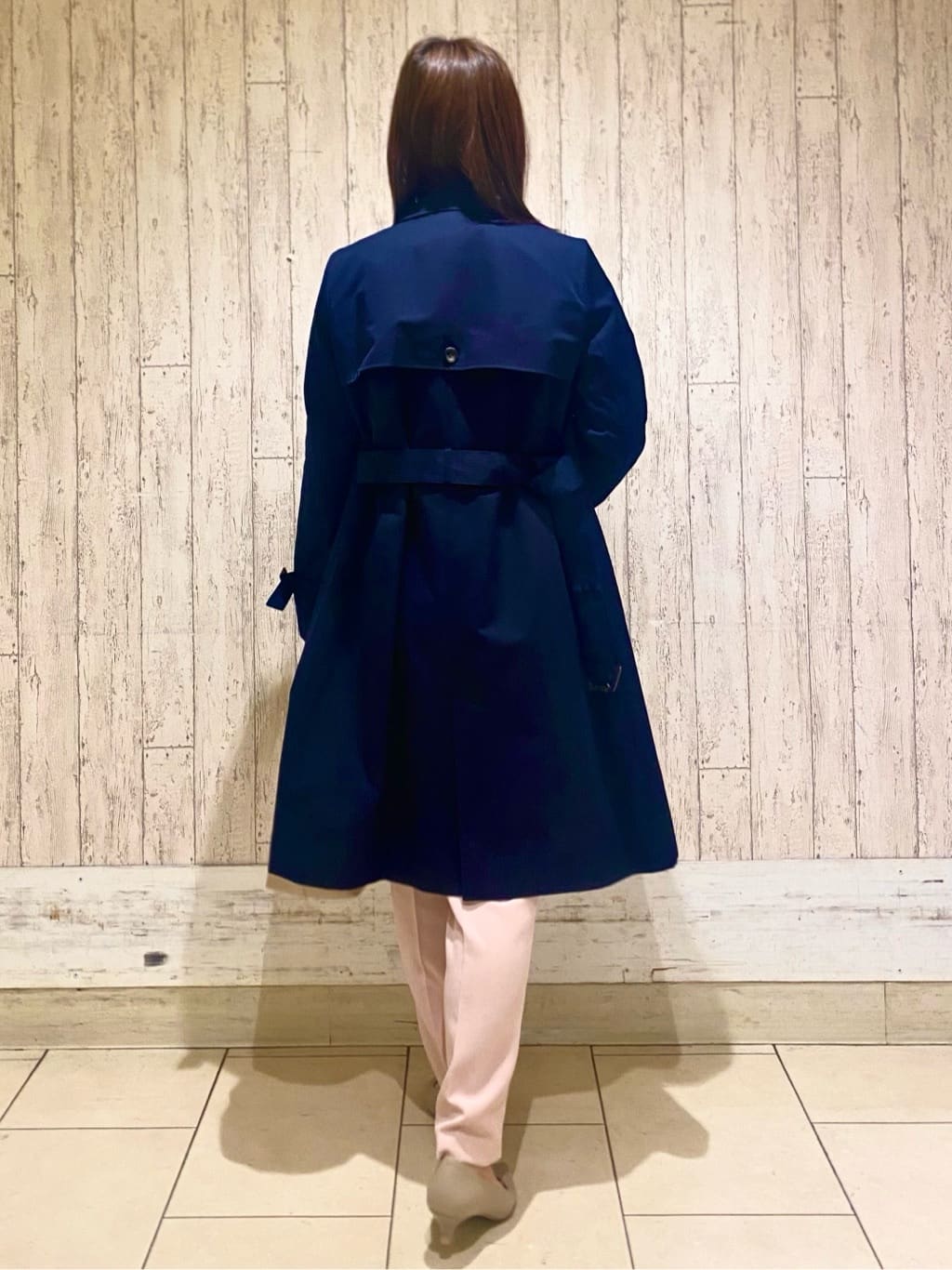 KARENさんの「index｜◆ウエスト折り返しテーパードパンツ【洗濯機洗い可／防シワ】」を使ったコーディネート