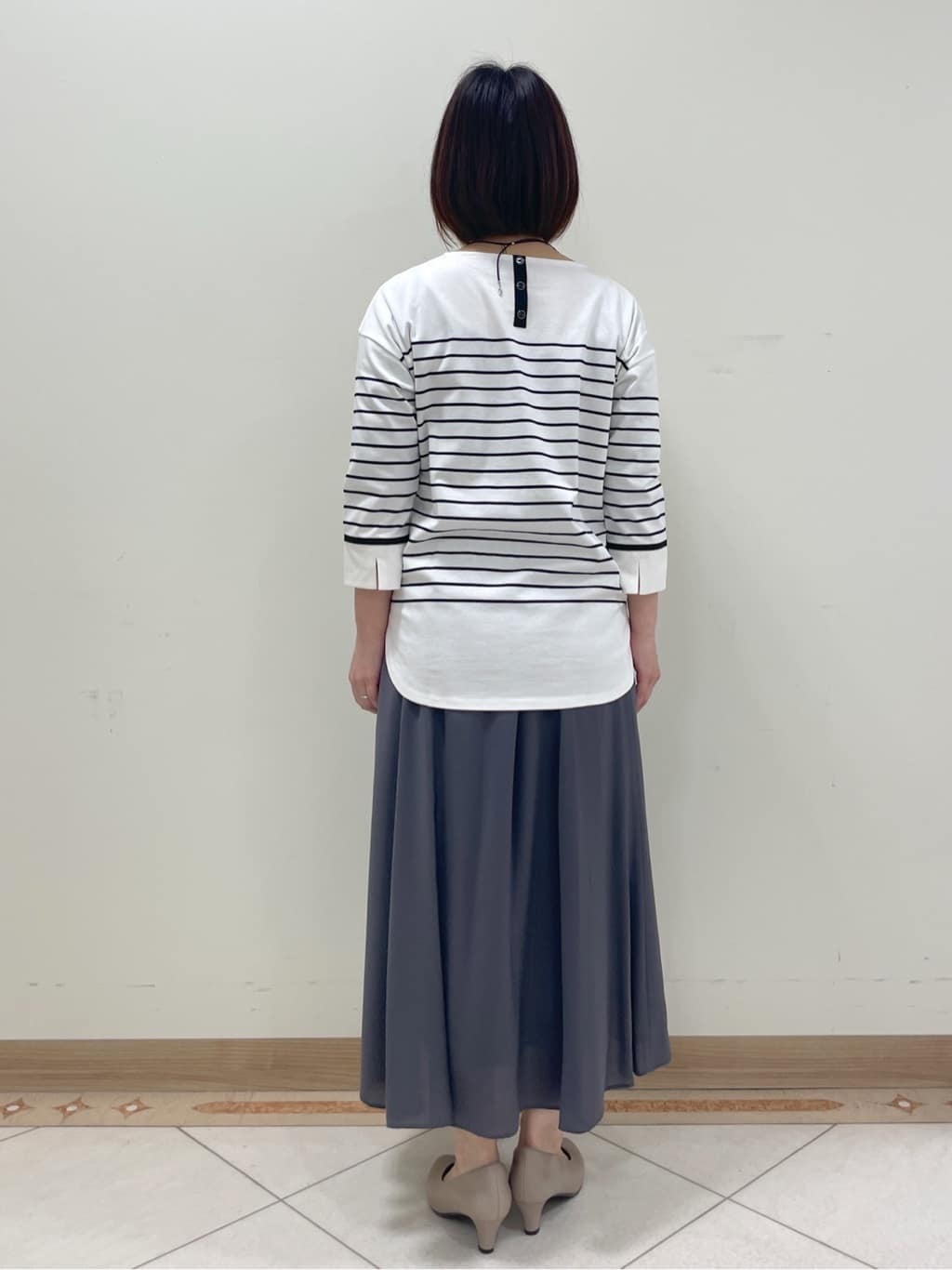 hanaさんの「Reflect｜◆【洗える】パネルボーダープルオーバー」を使ったコーディネート