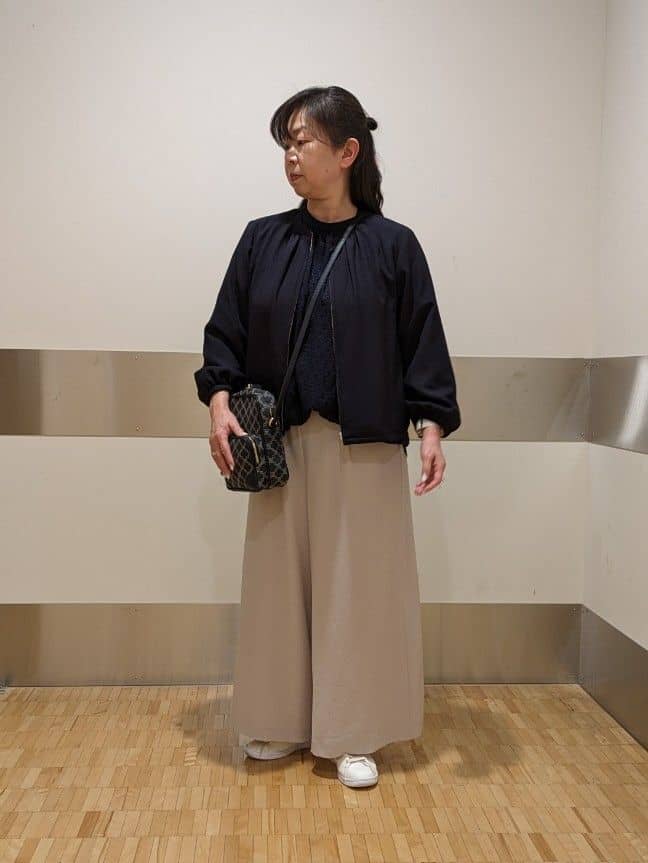 なおさんの「Reflect｜◆【夏SALE／手洗い可】ジップアップメッシュブルゾン」を使ったコーディネート