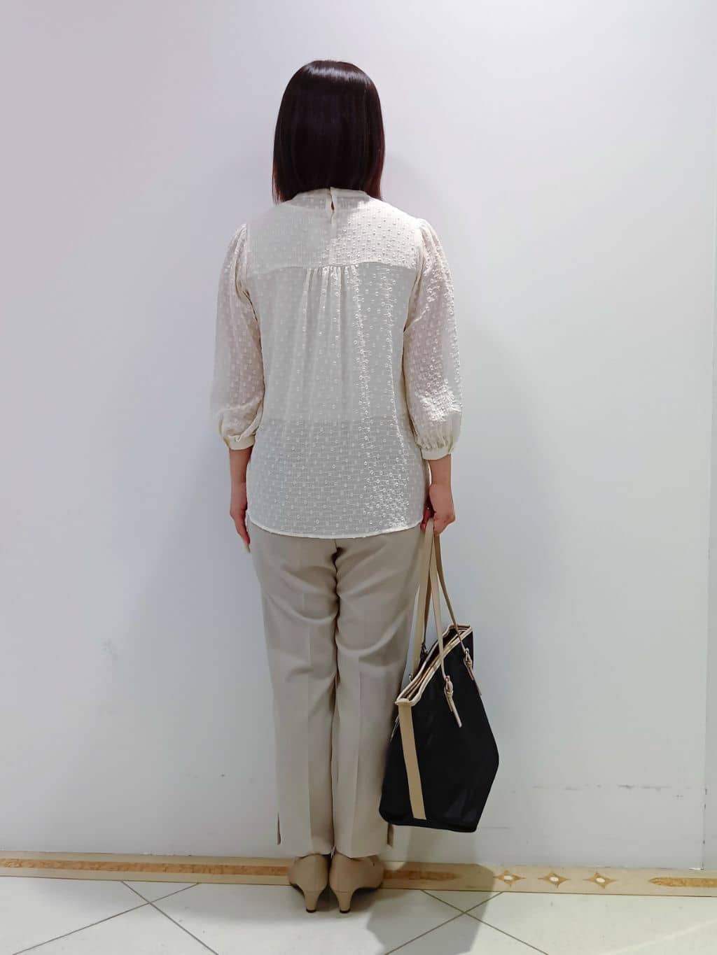 tomoさんの「Reflect｜◆【手洗い可】ロングシルエットブラウス」を使ったコーディネート