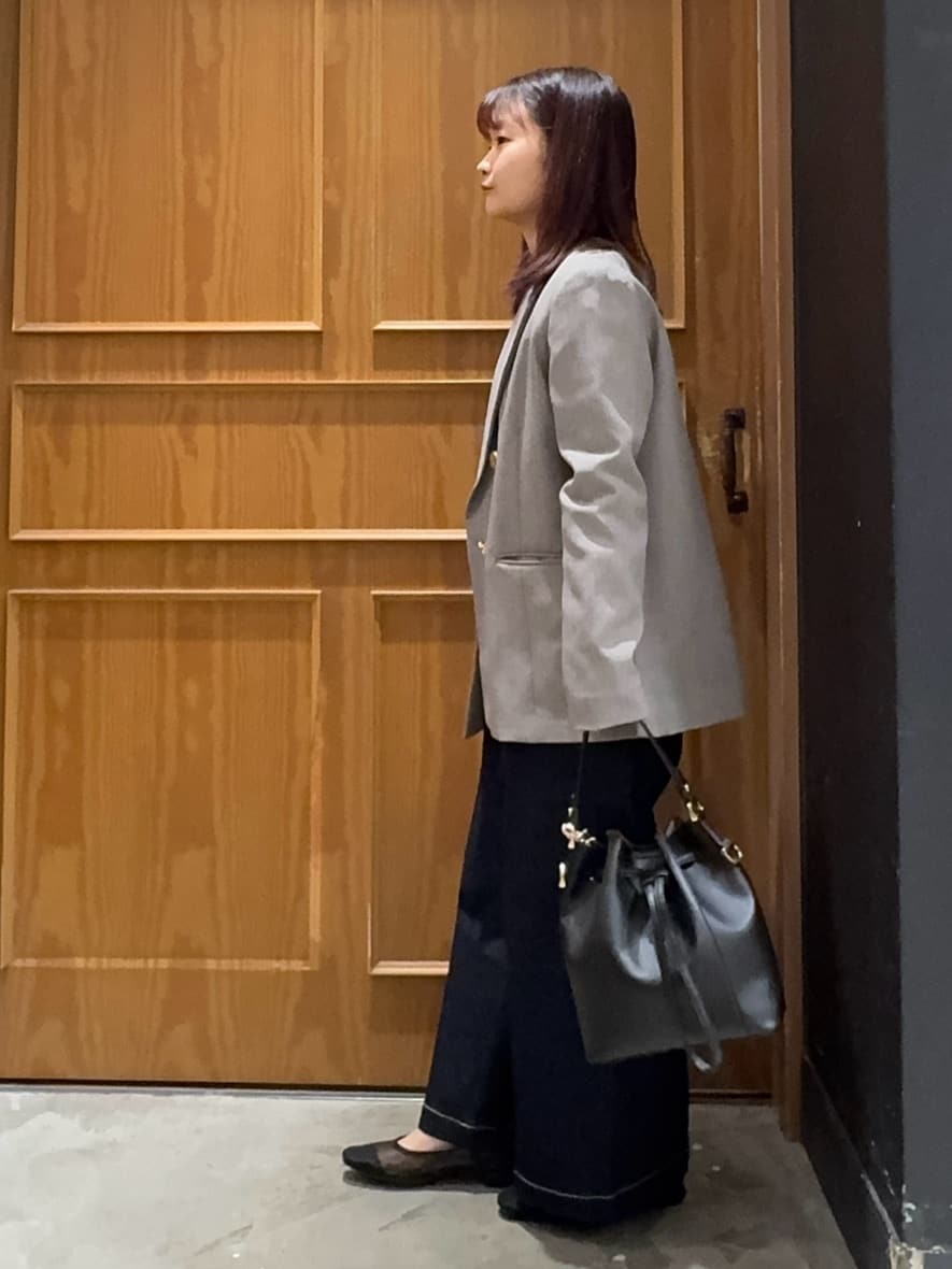 cherryさんの「THE SHOP TK｜◆【ONOFF活躍／セレモニー／通勤】CAVIAN Wブレストジャケット／洗える」を使ったコーディネート