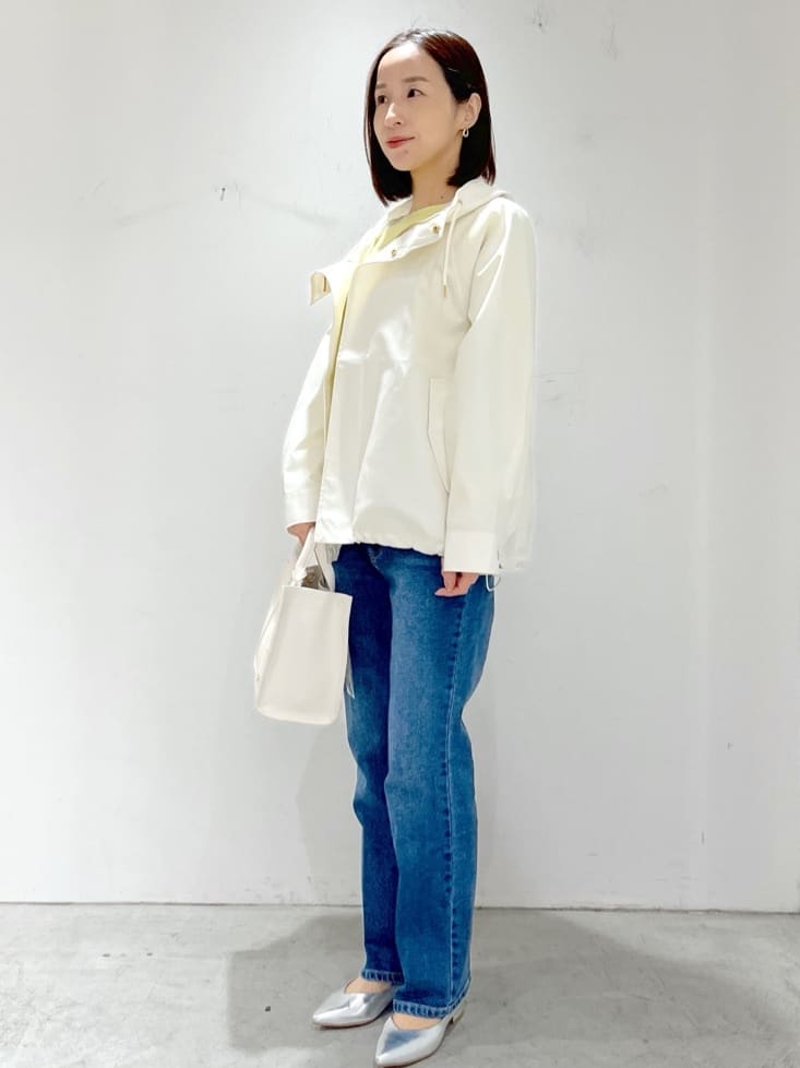 yuuさんの「OPAQUE.CLIP｜◆《SS-LLsize》撥水フードブルゾン【洗濯機洗い可／花粉対応】」を使ったコーディネート