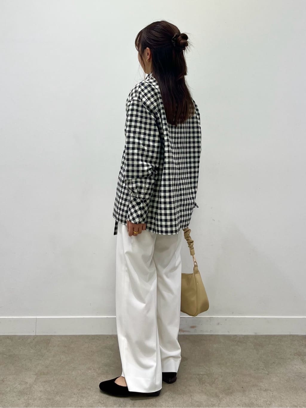 sakiiさんの「UNTITLED｜◆【セットアップ可能】ギンガムチェック ブラウス」を使ったコーディネート