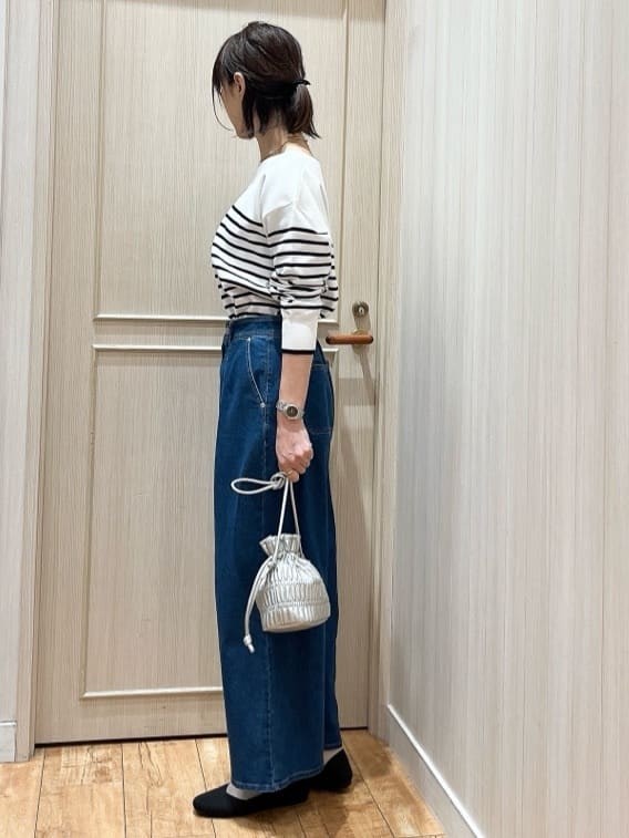 kuraさんの「SHOO･LA･RUE｜◆【高レビュー】洗えてサラサラ ニットパンプス」を使ったコーディネート