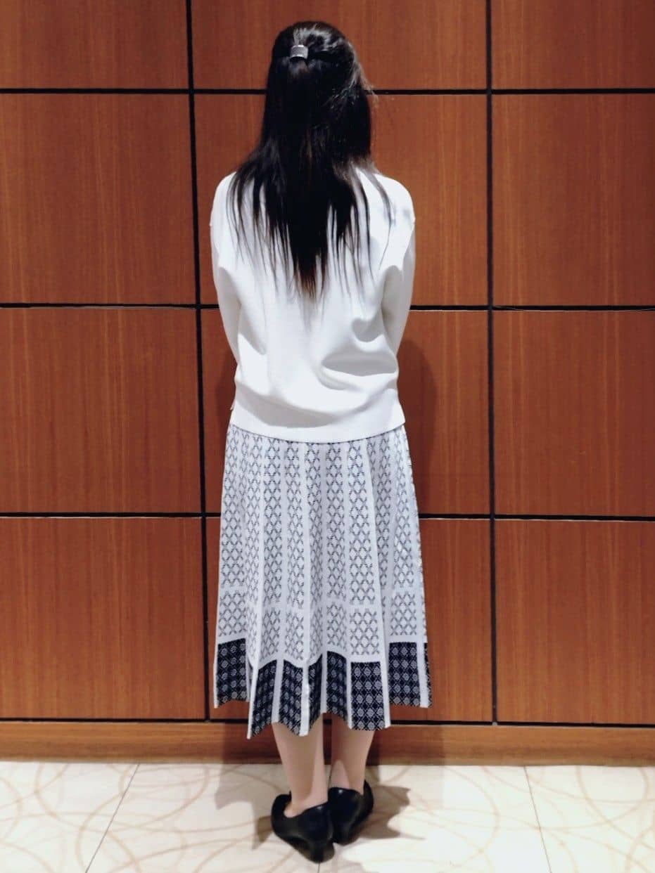 Kさんの「Reflect｜◆【WEB限定カラーあり／セットアップ可】ダブルジャカードニット」を使ったコーディネート