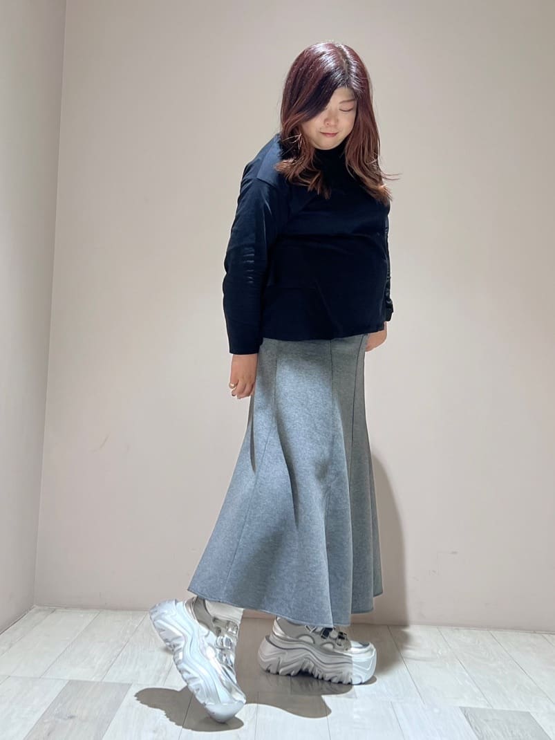 yumiさんの「ESPERANZA｜3本ベルト厚底メッシュスニーカー」を使ったコーディネート