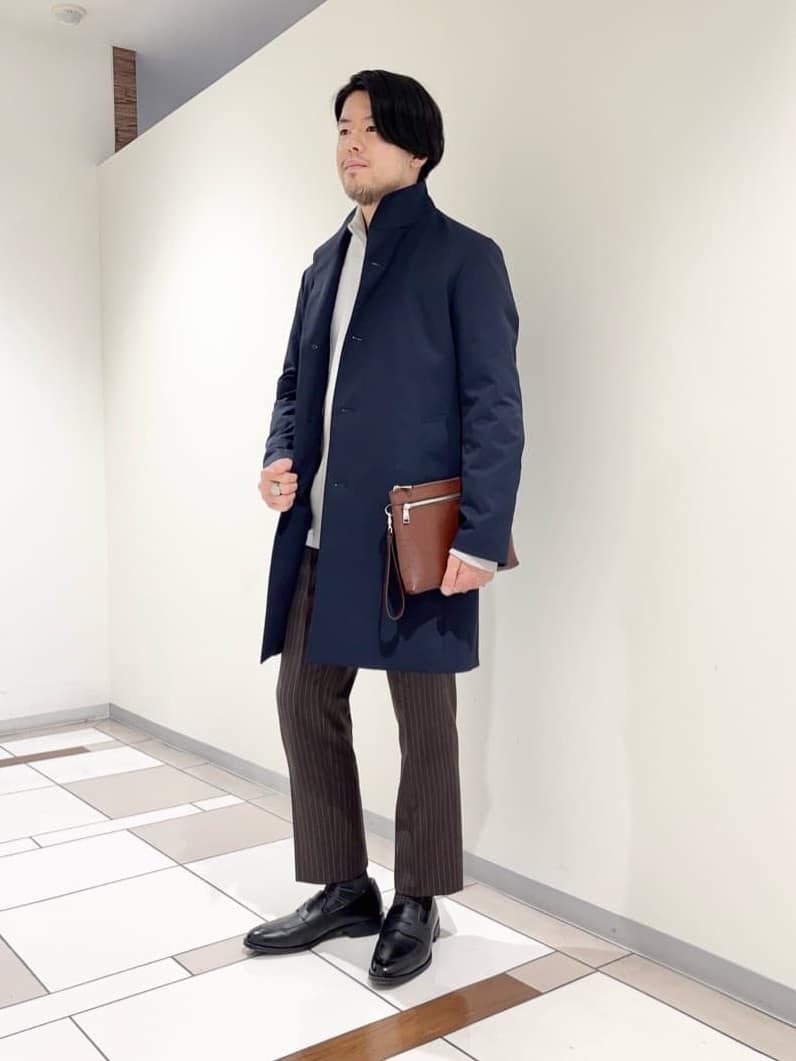 及川さんの「TAKEO KIKUCHI｜コインローファー」を使ったコーディネート