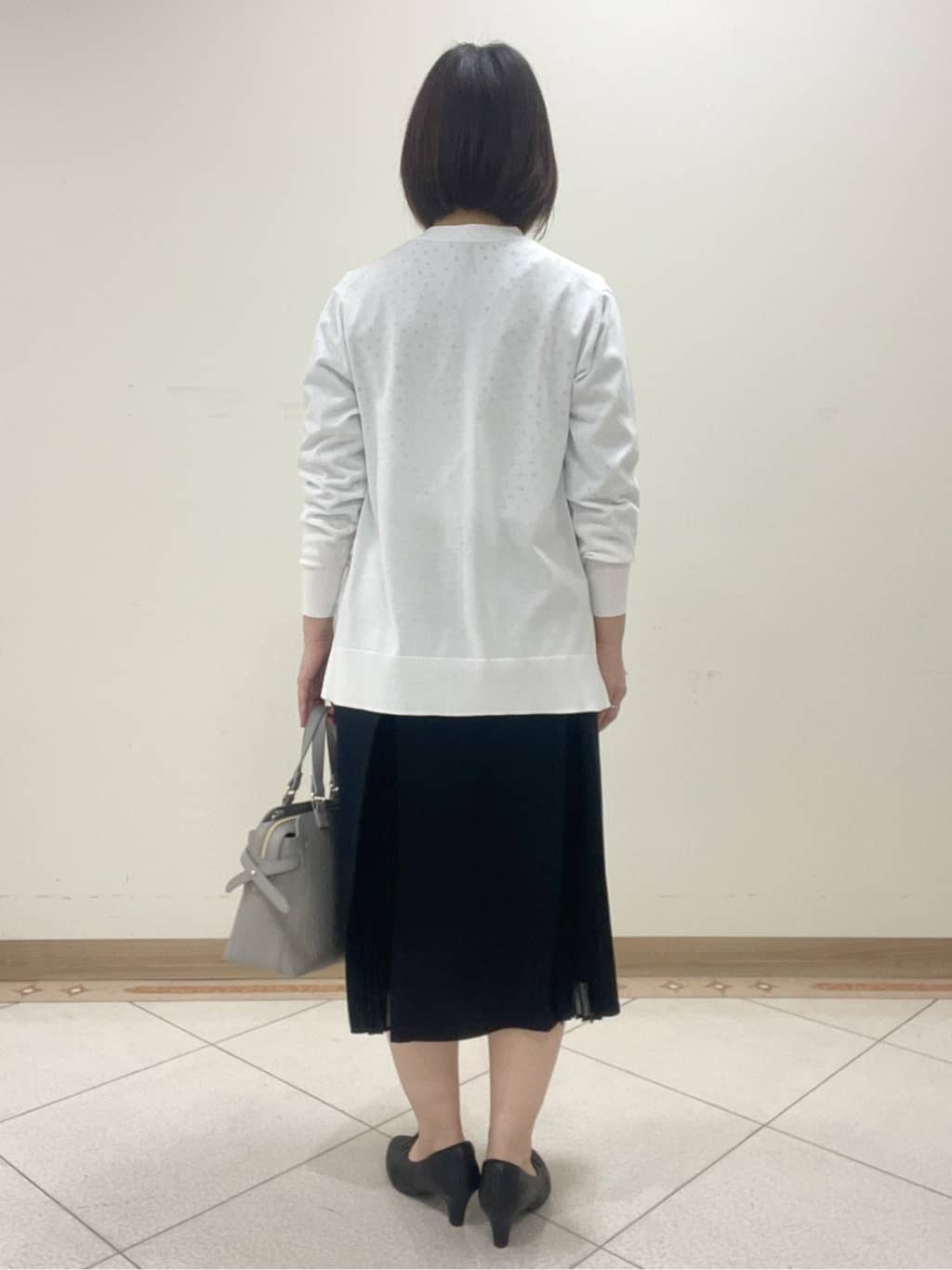 hanaさんの「Reflect｜◆【夏SALE／単品使いもできる】プリントブラウス着流しカーディガンニット」を使ったコーディネート