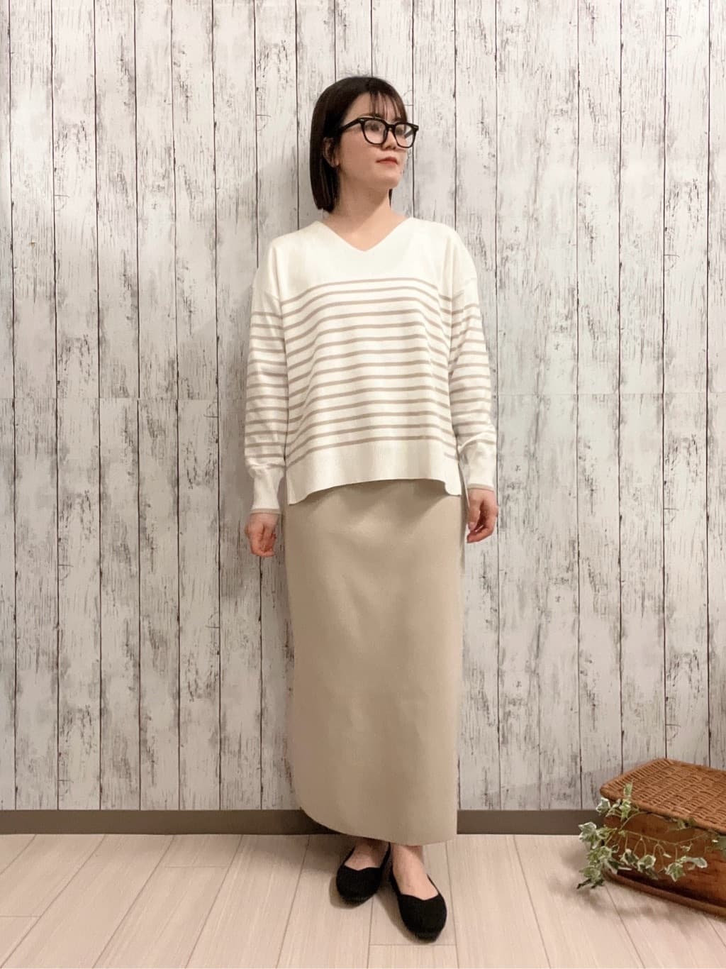 シカさんの「SHOO･LA･RUE｜◆【高レビュー】洗えてサラサラ ニットパンプス」を使ったコーディネート