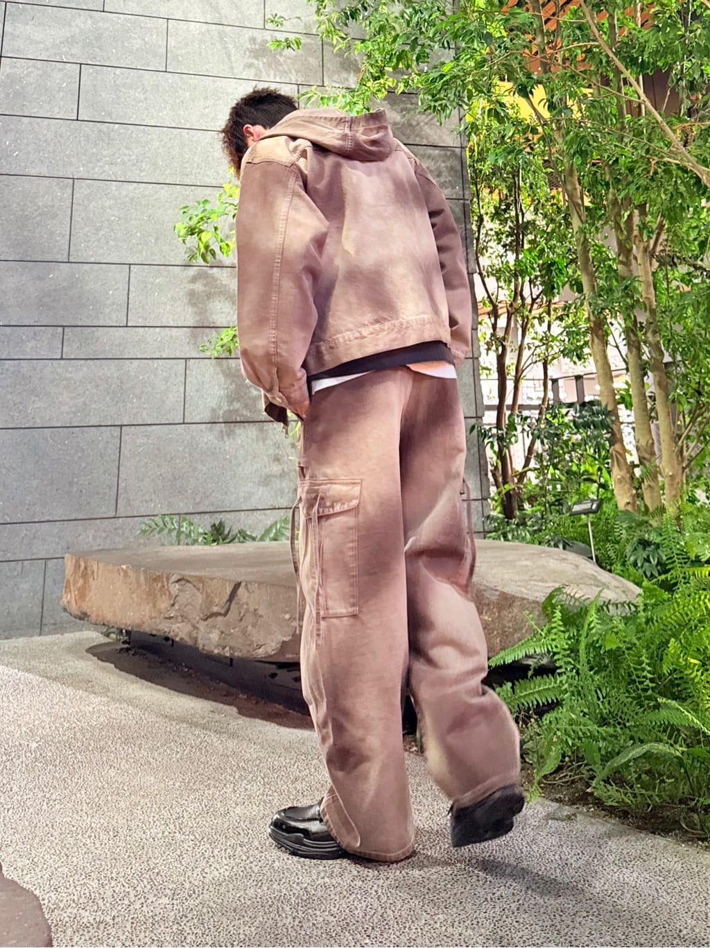 HARUさんの「tk.TAKEO KIKUCHI｜◆【セットアップ対応】フーデットデニムブルゾン」を使ったコーディネート