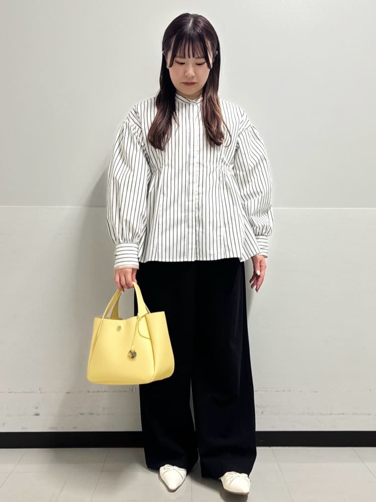 あいりょんさんの「OPAQUE.CLIP｜◆【抗菌防臭加工】リボンフラットミュール」を使ったコーディネート