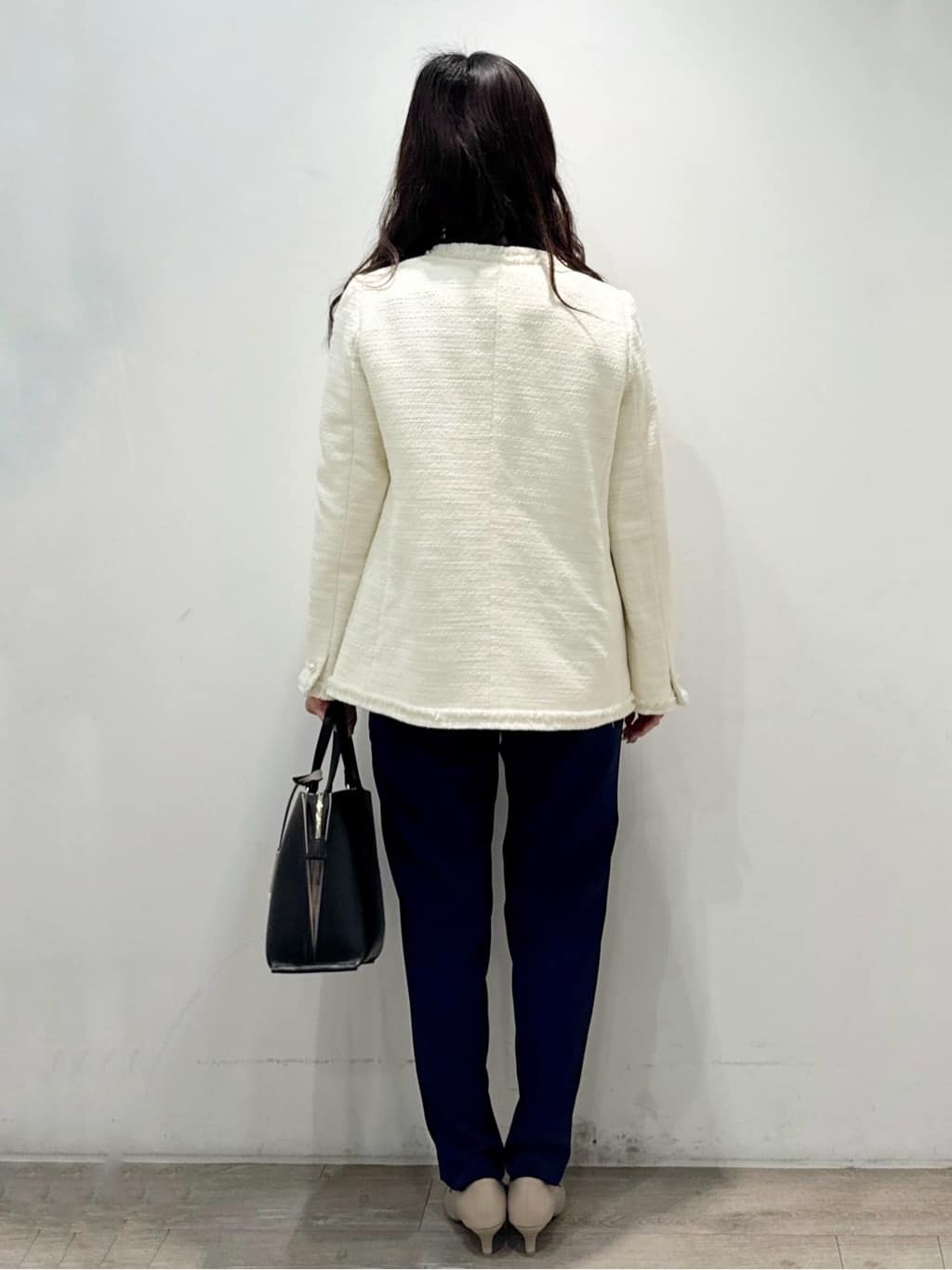 yuicciさんの「OPAQUE.CLIP｜◆《通勤対応》コットンツイードミドルジャケット」を使ったコーディネート