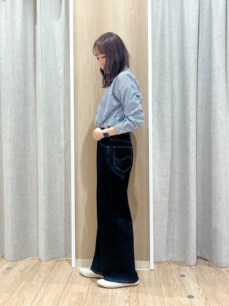 みーちゃんさんの「grove｜【Lee&times;grove別注】WIDE DENIM PANTS」を使ったコーディネート