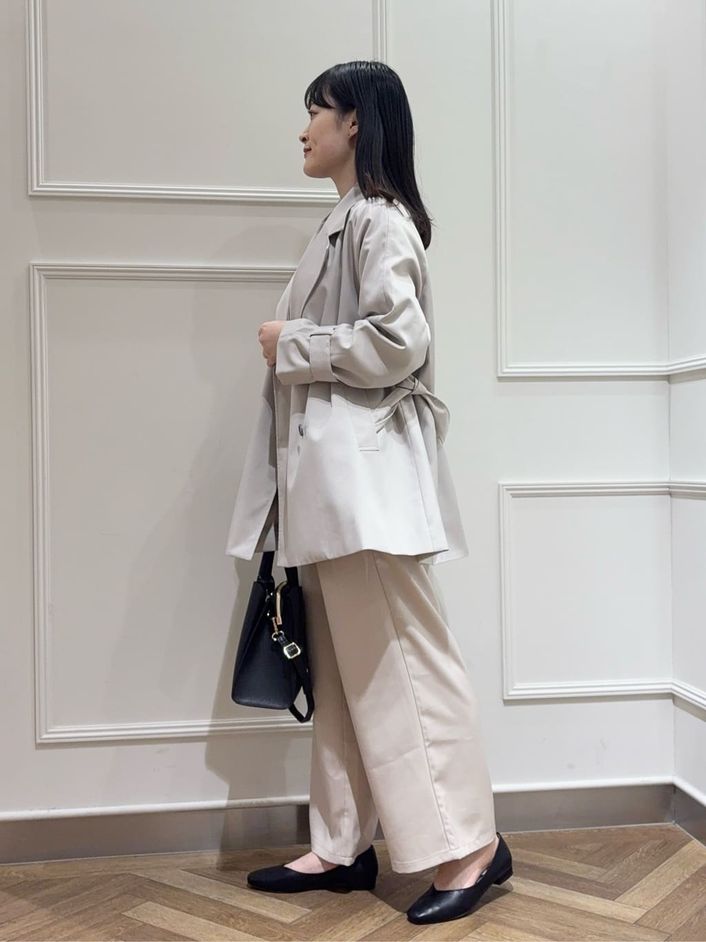muuさんの「SHOO･LA･RUE｜◆かかとやわらかローヒールパンプス」を使ったコーディネート