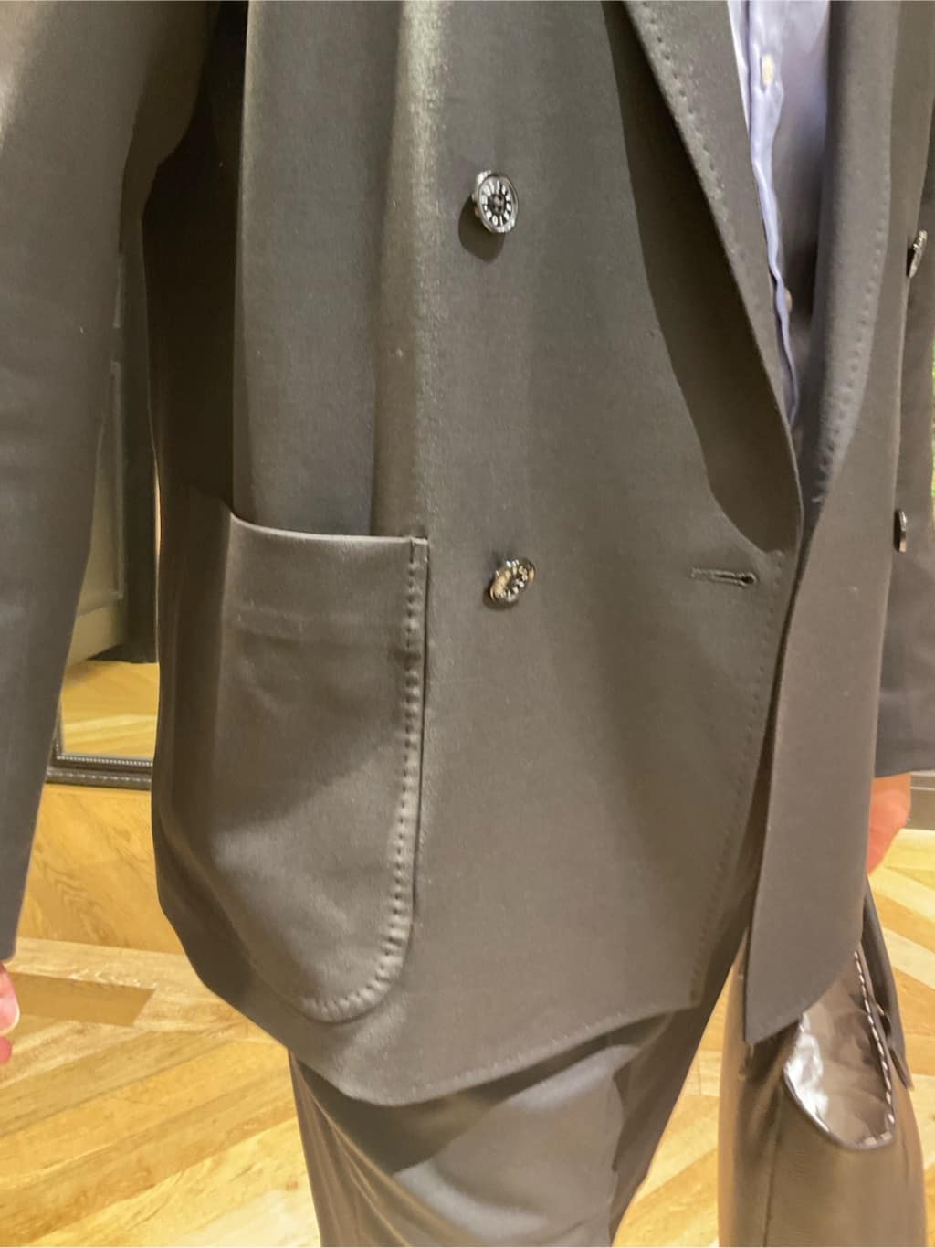 Nagaseさんの「DRESSTERIOR｜100／2 ワイドカラーシャツ」を使ったコーディネート