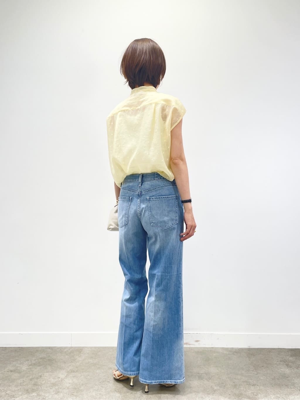 KAYOさんの「UNTITLED｜◆【TICCA】ドットエンブロイダリーフレンチシャツ」を使ったコーディネート