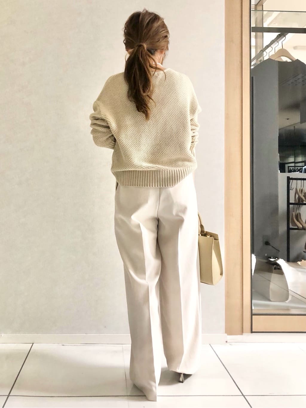 sayuさんの「UNTITLED｜◆【洗える/春の軽羽織り】ダンボール ノーカラーブルゾン」を使ったコーディネート