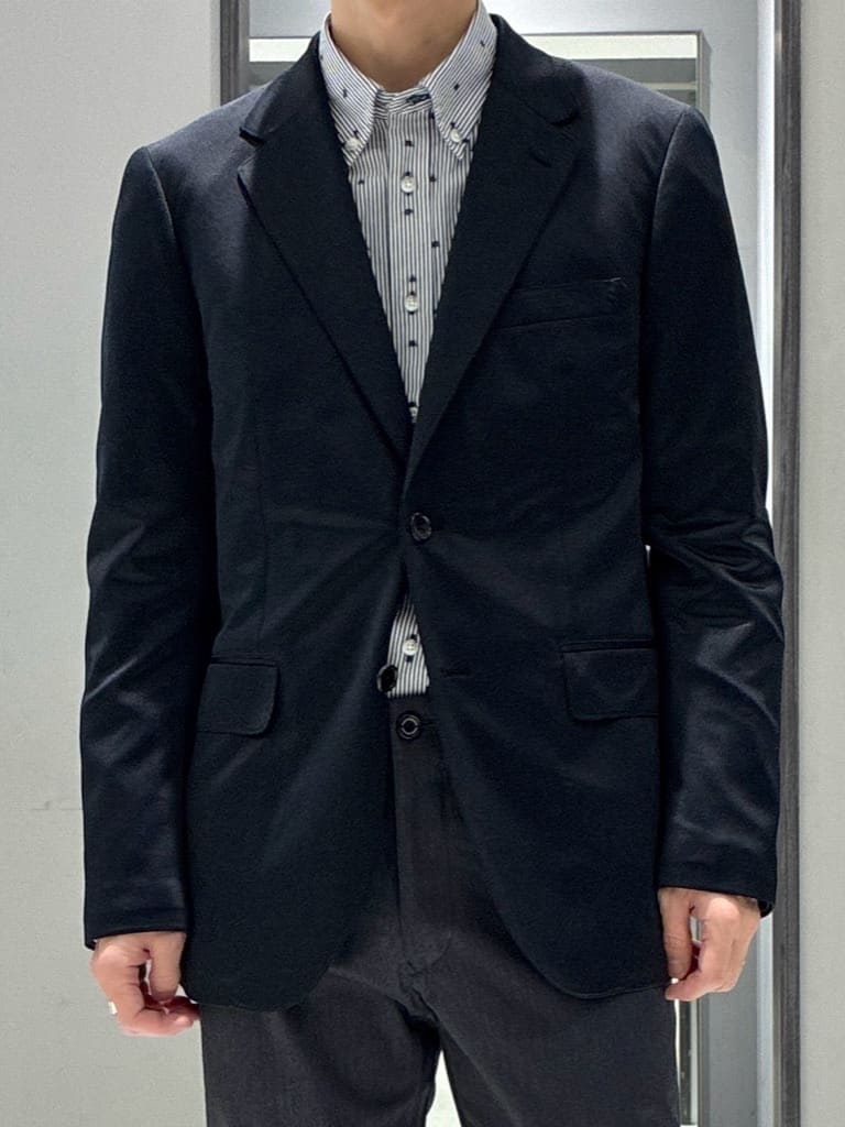わいずみさんの「TAKEO KIKUCHI｜ハットモチーフ ジャカード ストライプ シャツ」を使ったコーディネート