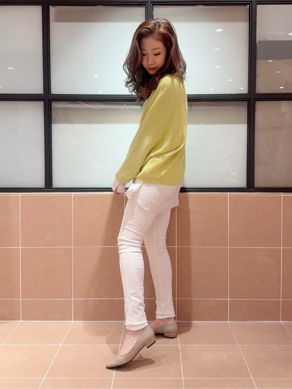 kaoriさんの「ESPERANZA｜《定番》晴雨兼用クッションフラットパンプス」を使ったコーディネート