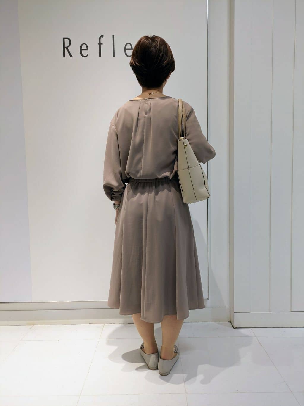 mamiさんの「Reflect｜◆【セットアップ可能】バックサテンブラウス」を使ったコーディネート