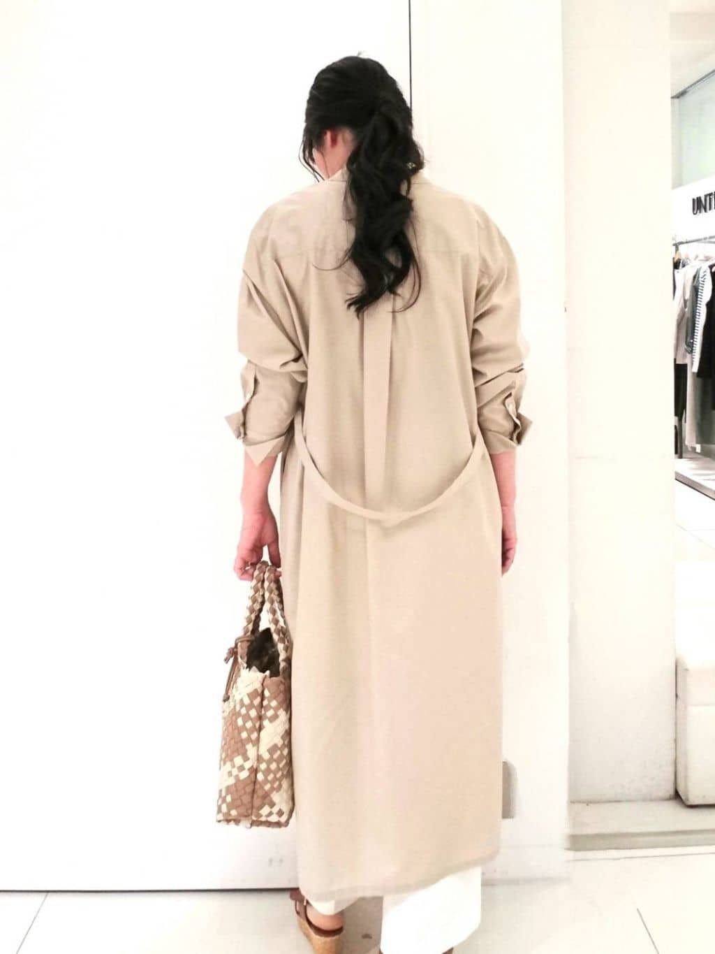 YABUさんの「UNTITLED｜◆バンドカラーシャツワンピース」を使ったコーディネート