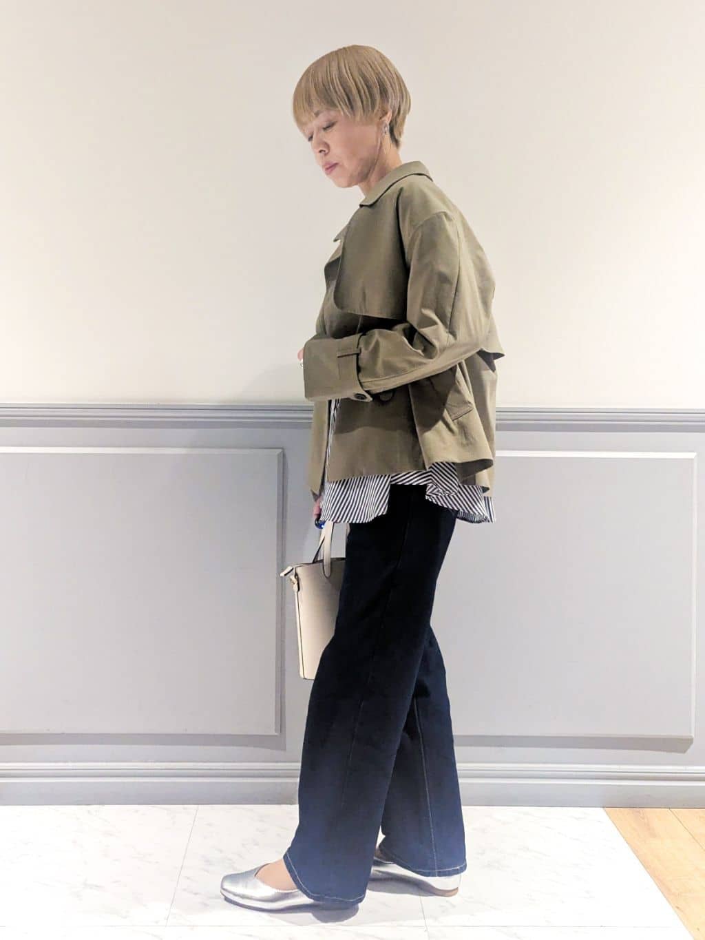 chieさんの「grove｜【Lee&times;grove別注】STRAIGHT DENIM PANTS」を使ったコーディネート