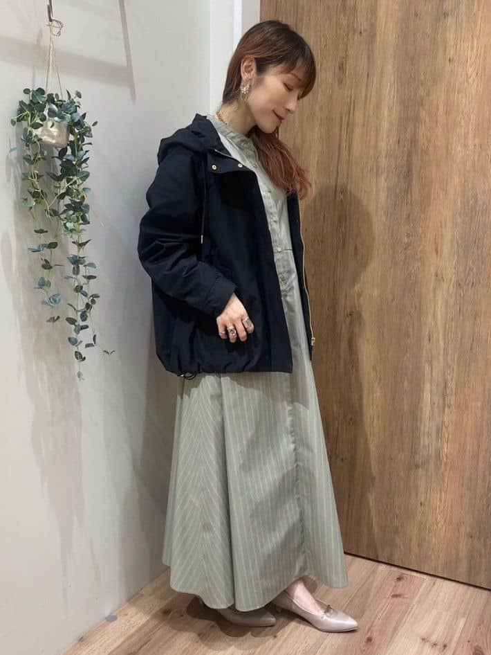 saltさんの「grove｜◆【撥水・洗える】マウンテンパーカ」を使ったコーディネート