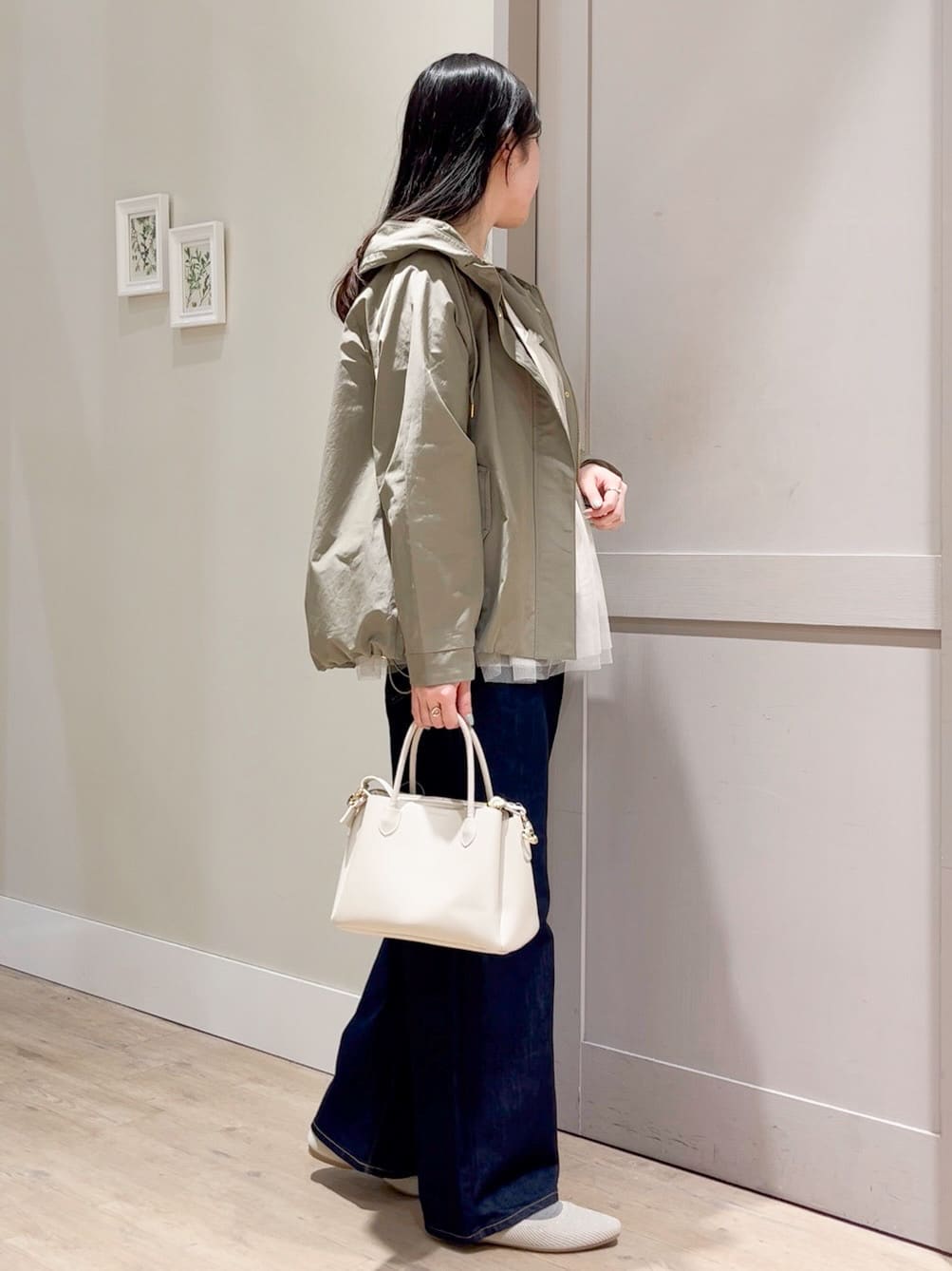 Mayuさんの「grove｜【Lee&times;grove別注】WIDE DENIM PANTS」を使ったコーディネート