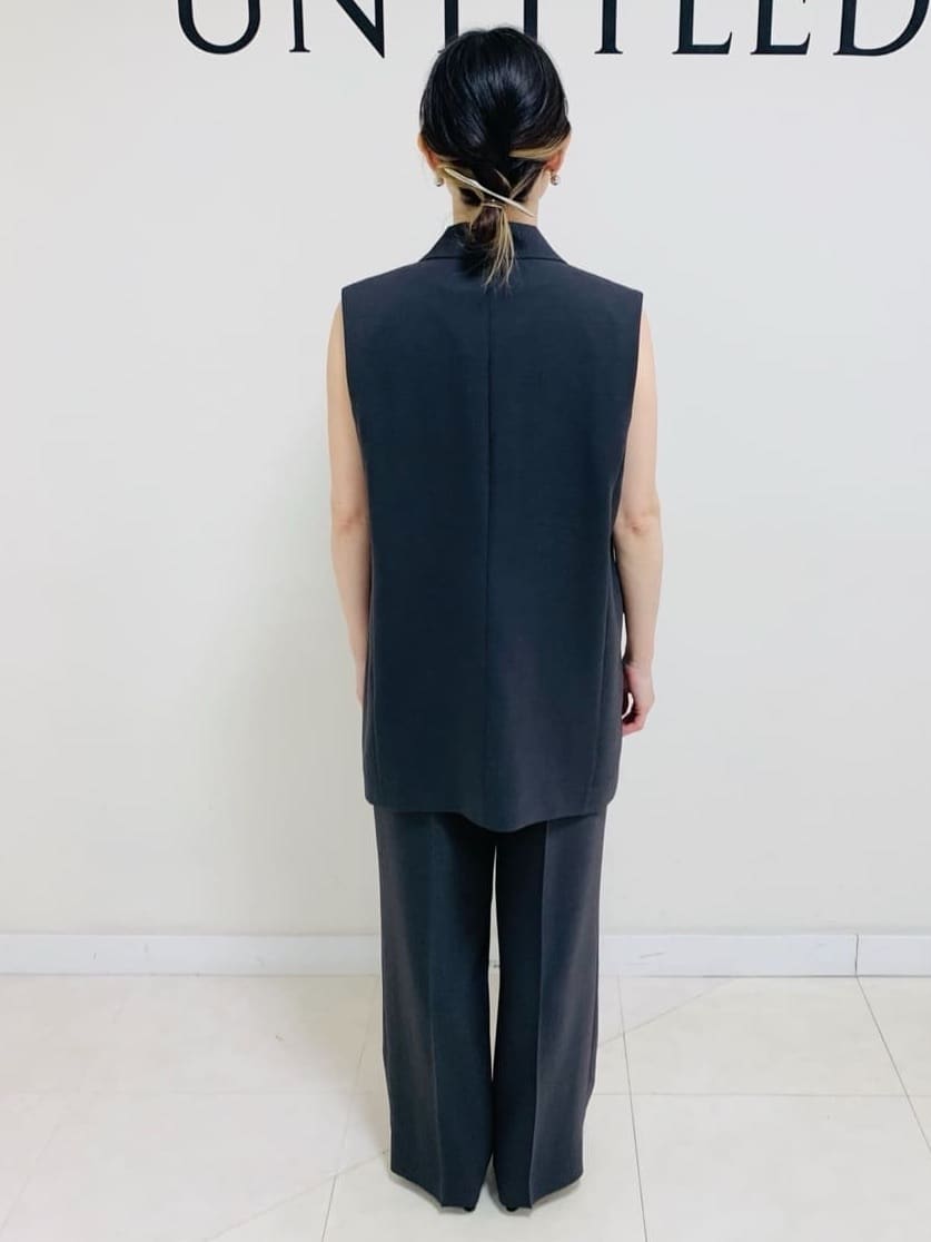 サオリさんの「UNTITLED｜◆【接触冷感/UV/セットアップ可能】ライトウェイト ワイドパンツ」を使ったコーディネート