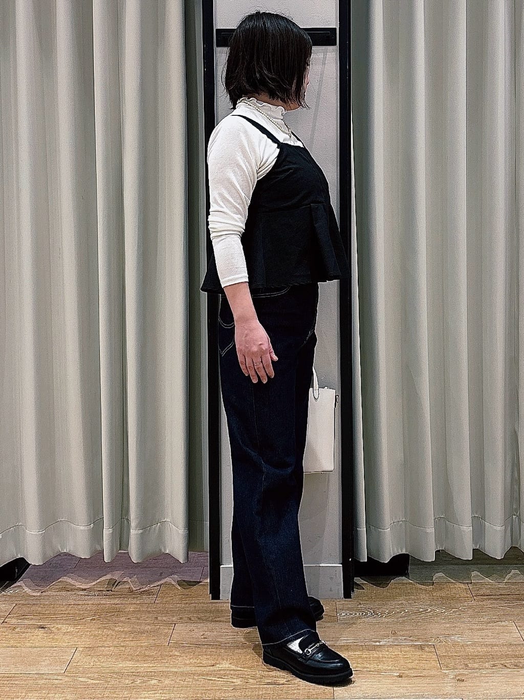 amamaさんの「grove｜【Lee&times;grove別注】STRAIGHT DENIM PANTS」を使ったコーディネート