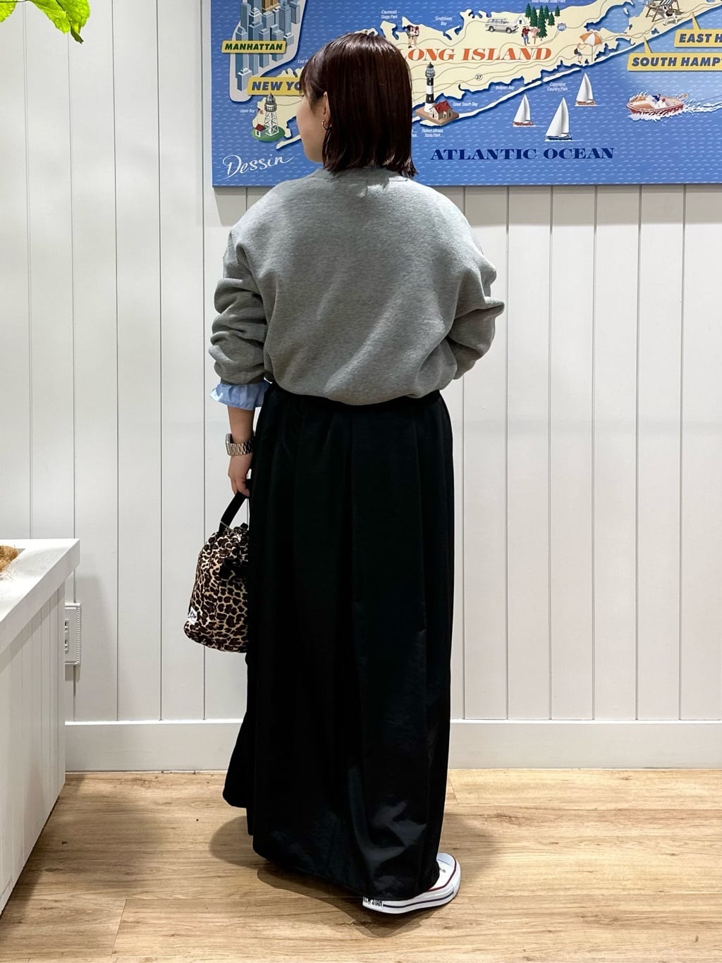 nahoさんの「Dessin｜【CONVERSE/コンバース】ハイカット」を使ったコーディネート