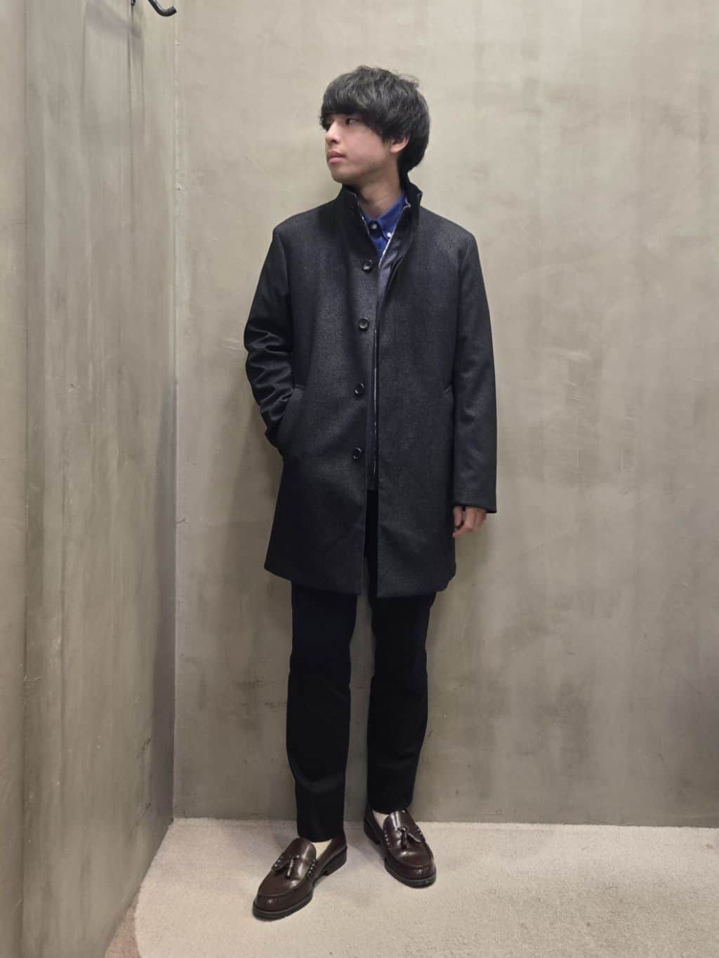 白木駆さんの「TAKEO KIKUCHI｜【オフィスカジュアル対応】ドレス チノパンツ」を使ったコーディネート