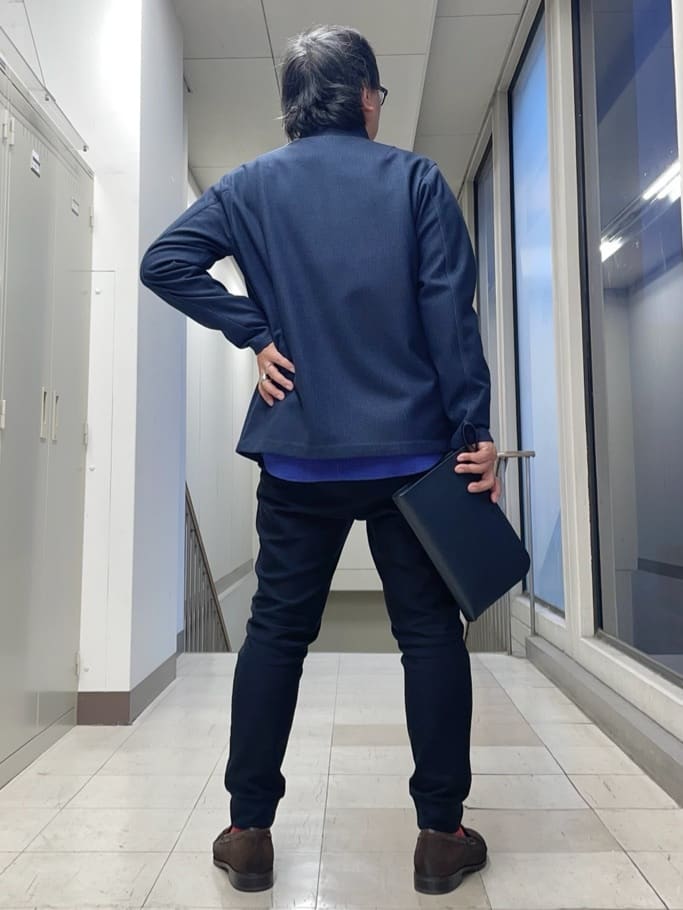 MAKOTO AIさんの「TAKEO KIKUCHI｜【DOWN FABRIC】ダウンファブリック スタンドカラーブルゾン」を使ったコーディネート
