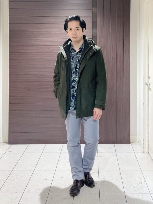 ToyoPさんの「TAKEO KIKUCHI｜【全7サイズ&times;8色展開！】トップマルチヘリンボン パンツ」を使ったコーディネート