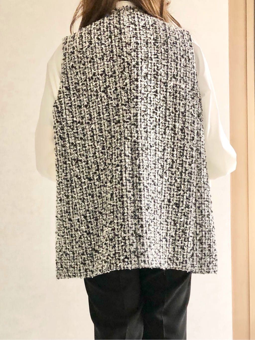 sayuさんの「UNTITLED｜◆【通勤スーツ】タックテーパードパンツ」を使ったコーディネート