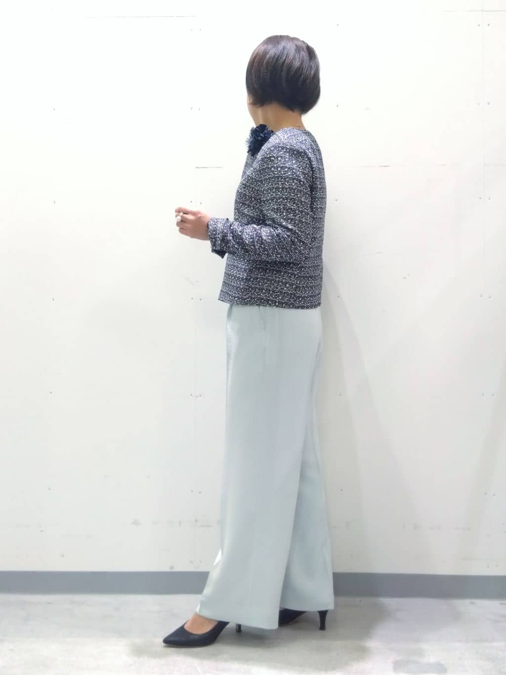 Kさんの「INDIVI｜フラワーコサージュ」を使ったコーディネート