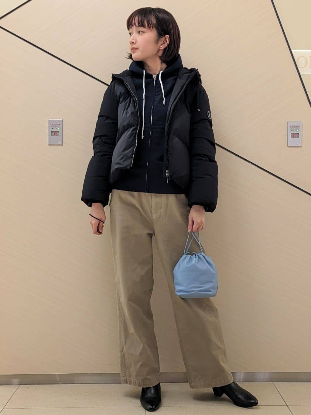 saoriさんの「DRESSTERIOR｜デキシー吊裏毛ジップアップパーカ」を使ったコーディネート