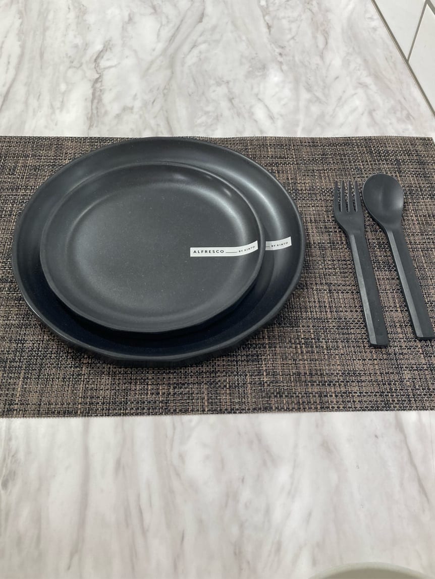 kuuuちゃんさんの「212 KITCHEN STORE｜プレート 25cm BK ＜ALFRESCO アルフレスコ＞」を使ったコーディネート