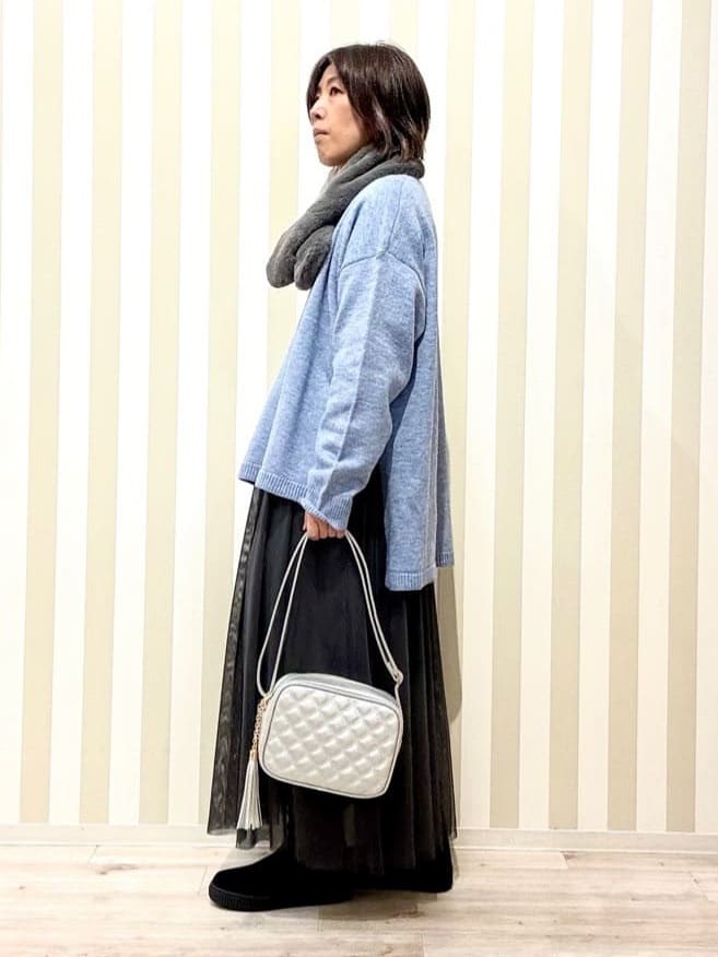 pieceさんの「SHOO･LA･RUE｜◆【セレモニーからデイリーまで】女性らしさあふれる チュールスカート」を使ったコーディネート