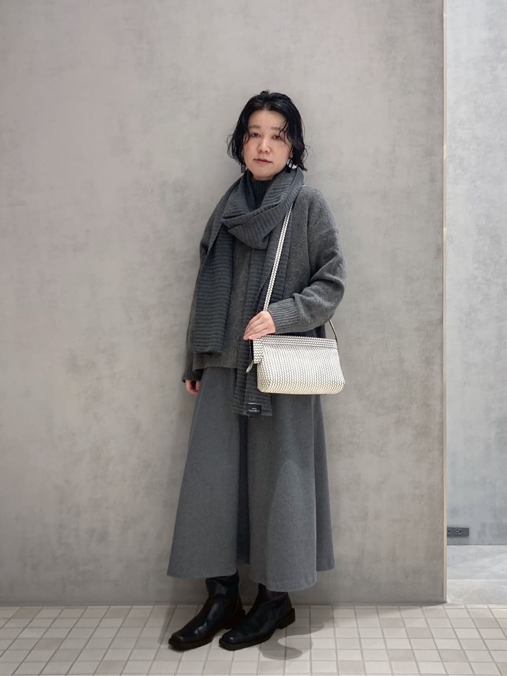Cさんの「HIROKO HAYASHI｜OTTICA（オッティカ）ショルダーバッグ」を使ったコーディネート