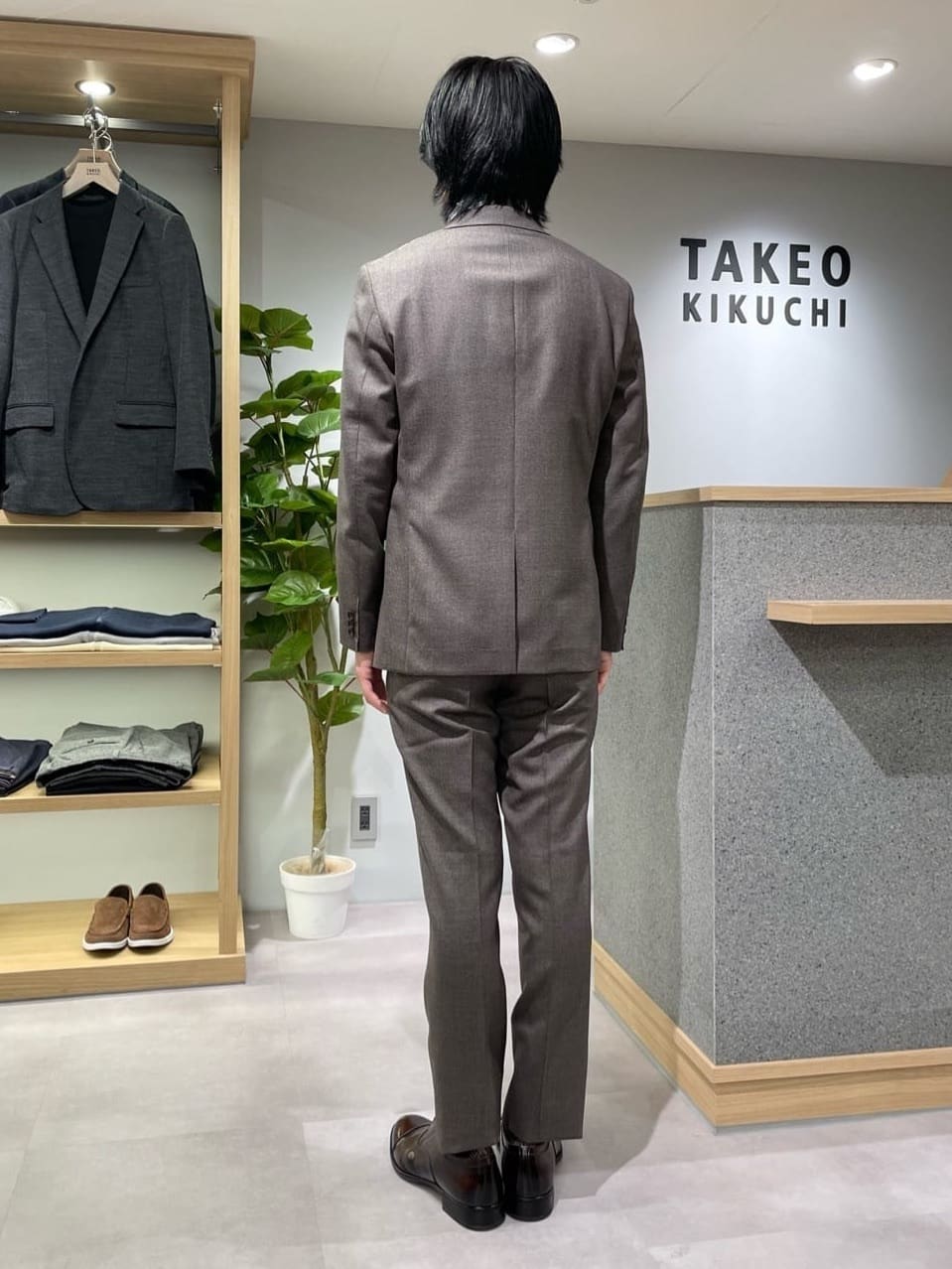 TAKE✳︎さんの「TAKEO KIKUCHI｜ストレートチップシューズ[ メンズ ビジネス シューズ 結婚式 ]」を使ったコーディネート