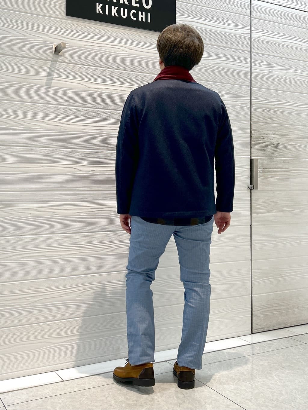 すーさんの「TAKEO KIKUCHI｜【DOWN FABRIC】ダウンファブリック スタンドカラーブルゾン」を使ったコーディネート