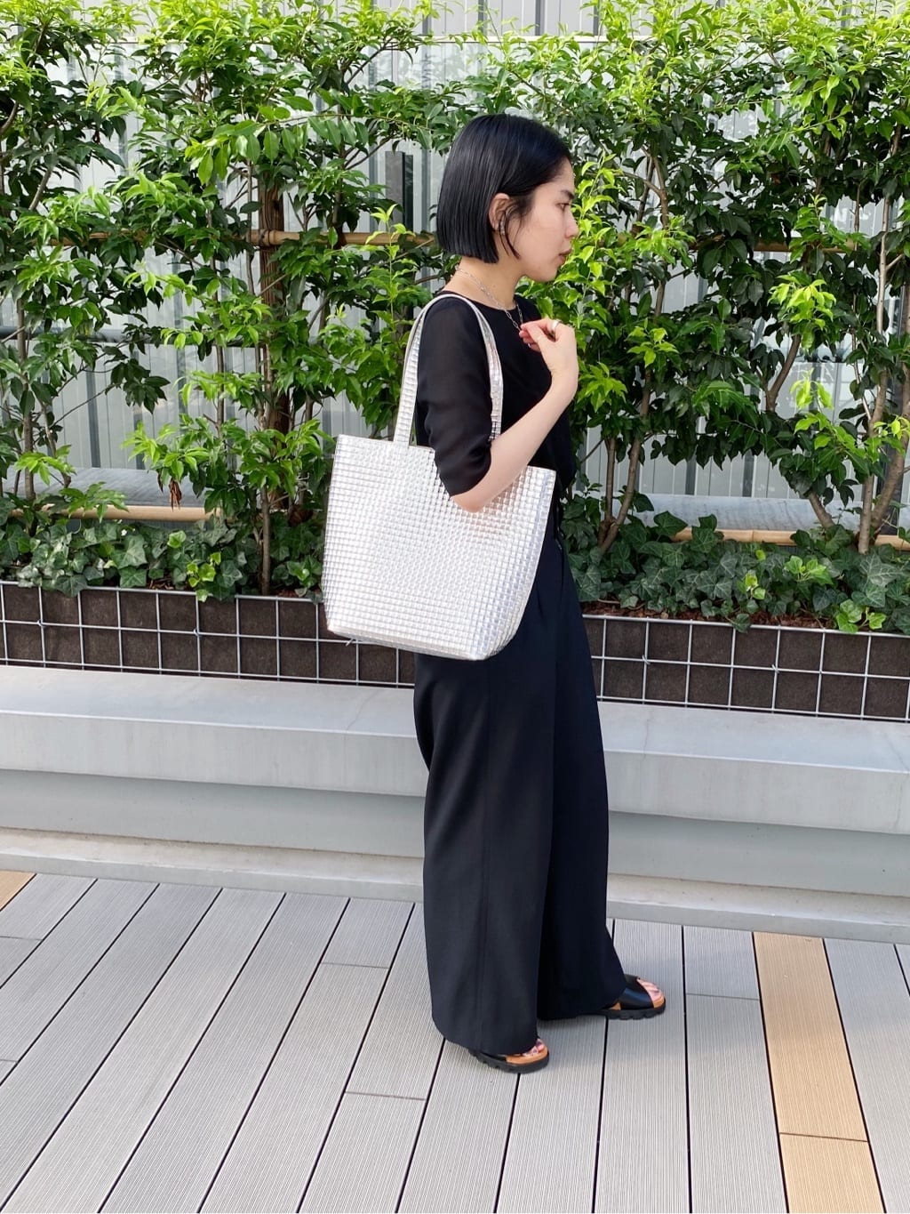 Uさんの「HIROKO HAYASHI｜ZANA(ザーナ)トートバッグM」を使ったコーディネート