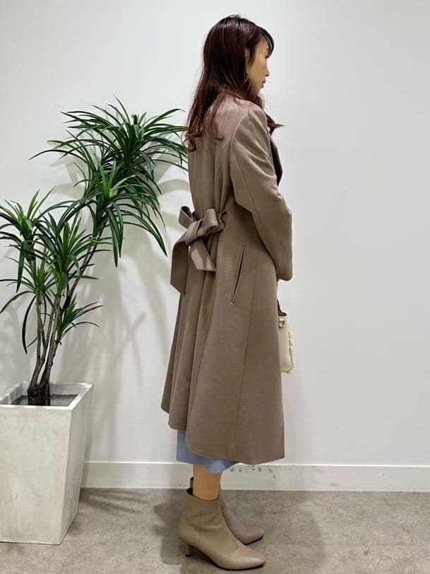 Miwaさんの「UNTITLED｜【日本製／2WAY衿】スタンドカラー ロングコート」を使ったコーディネート
