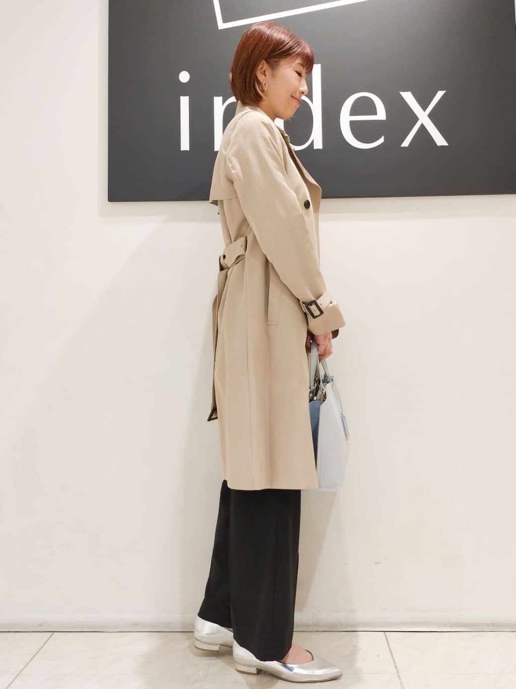 n.さんの「index｜◆ダブルラインフープピアス」を使ったコーディネート