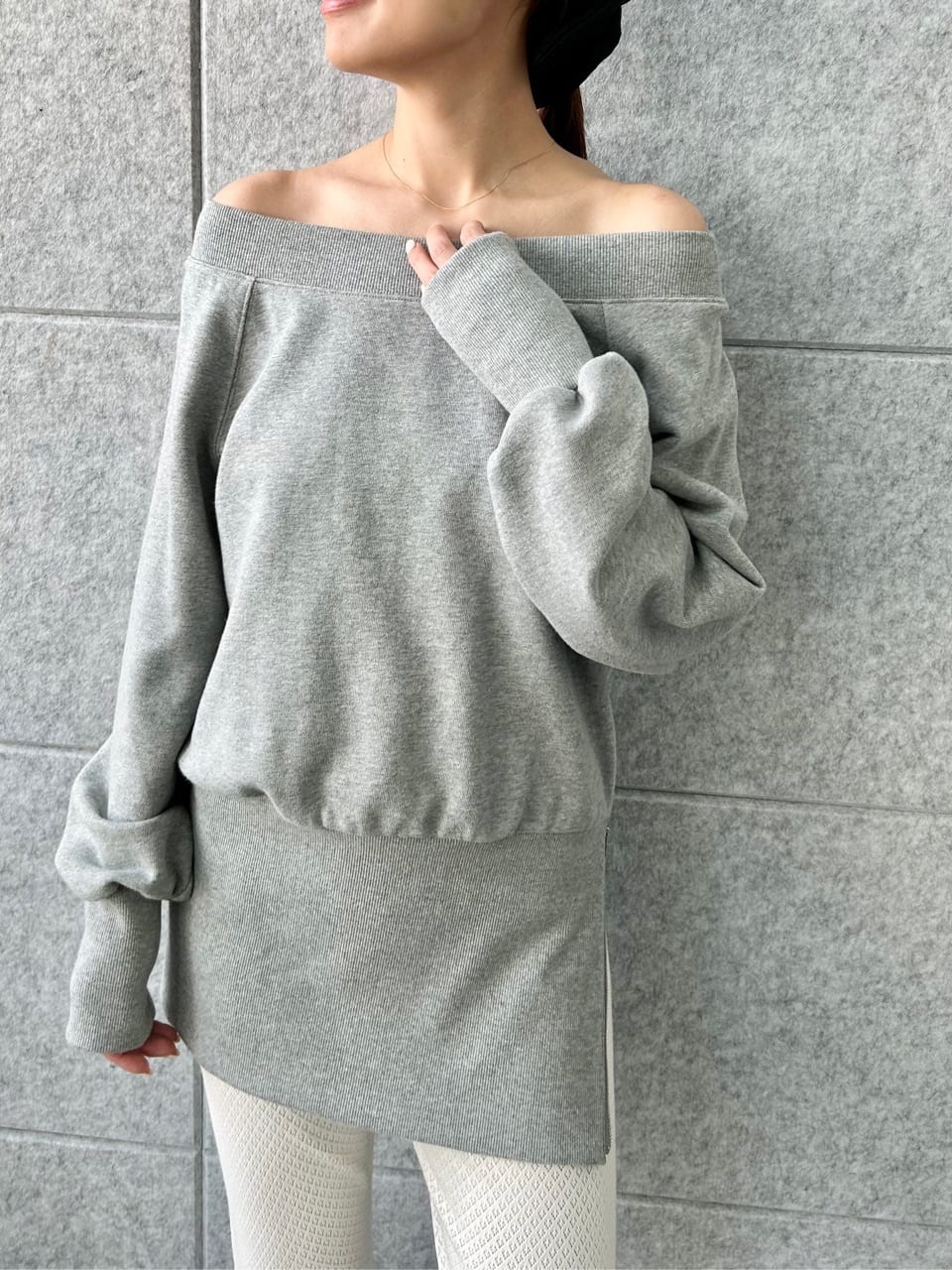 harunaさんの「CODE A｜lace knit pants」を使ったコーディネート
