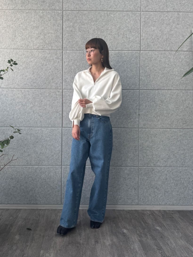 designer yukaさんの「CODE A｜puff zip sweat」を使ったコーディネート