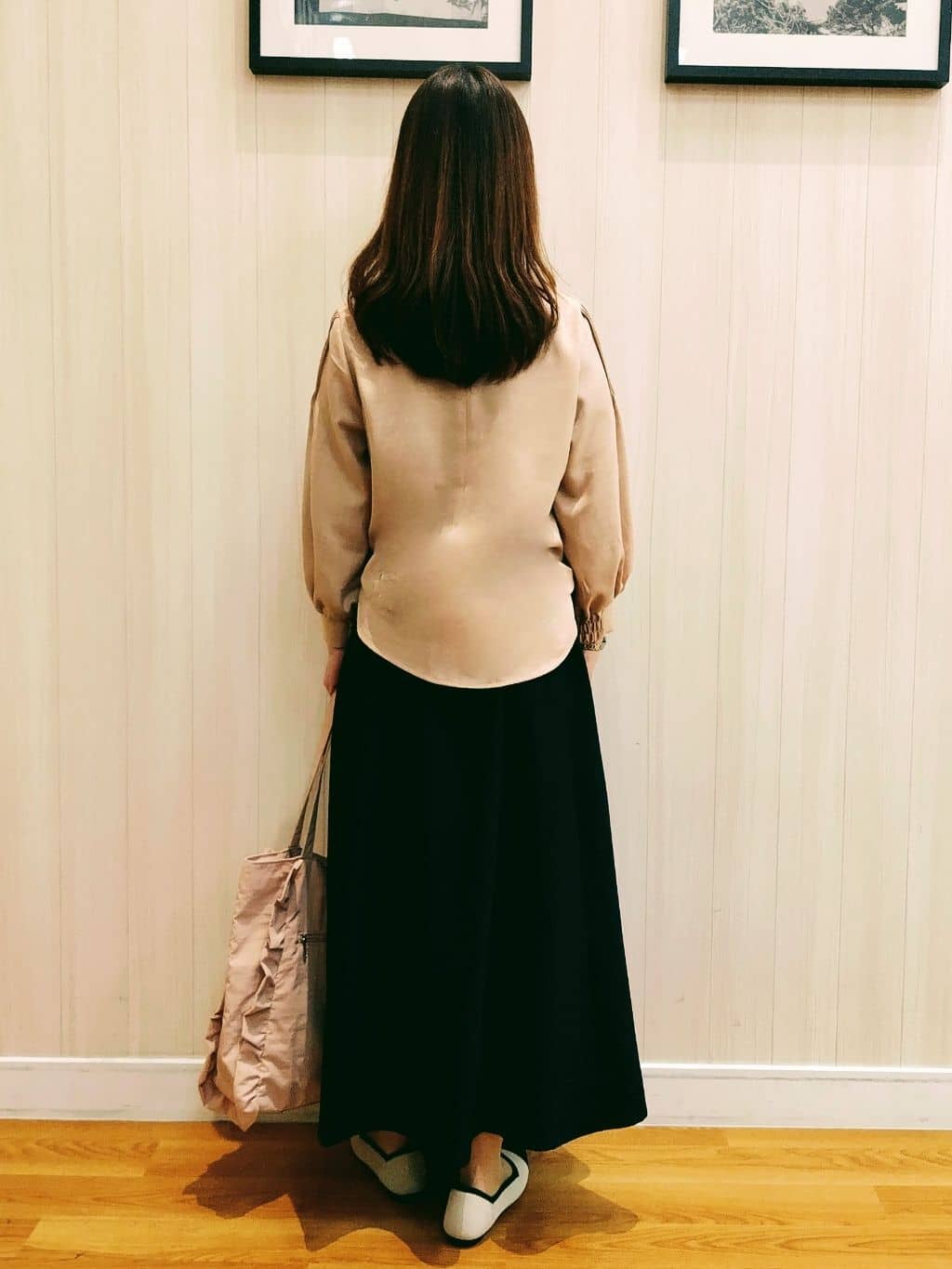 yseさんの「SHOO･LA･RUE｜◆【高レビュー】洗えてサラサラ ニットパンプス」を使ったコーディネート