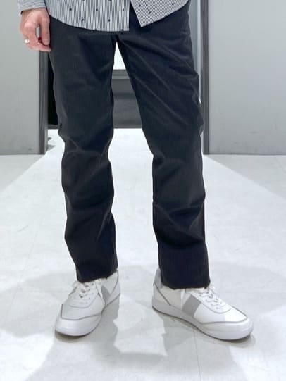 わいずみさんの「TAKEO KIKUCHI｜ハットモチーフ ジャカード ストライプ シャツ」を使ったコーディネート